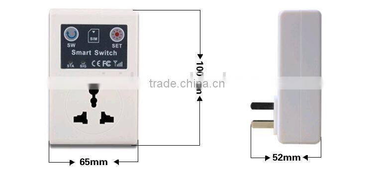 900/1800MHZ PDA GSM Remote Control Power Switch remote control via phone rings or messages to manage home electrical appliances