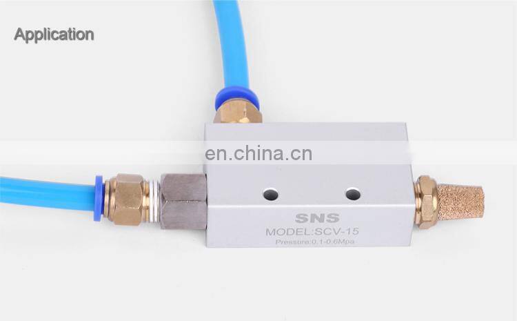 SNS Pneumatic SCV/CCV Series Aluminum Alloy Air Vacuum Ejector Generator