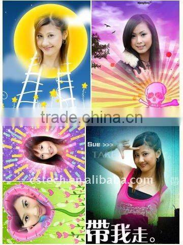 Coin Operated LCD Touch Screen Photo Booth Machine For Fun Photo