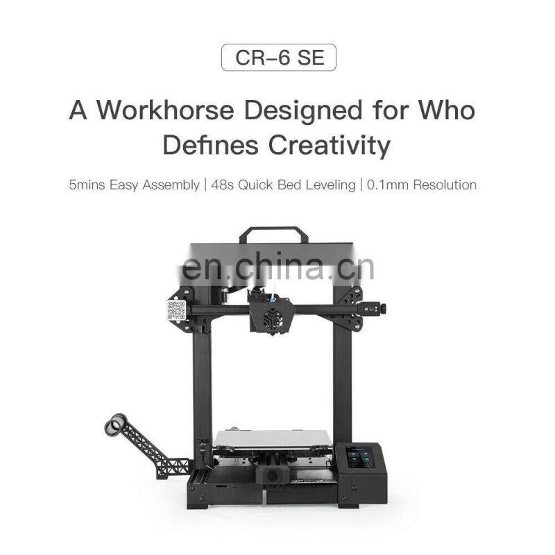 CR-6 SE 3d printer 235*235*250mm with silence leveling-free 3d printing machine CR6 SE