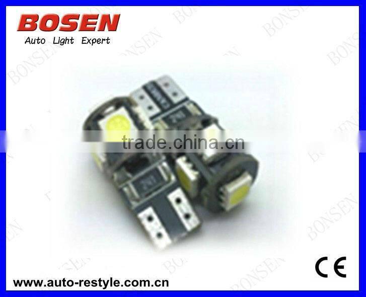 8smd non-polarity Canbus LED lamps T10