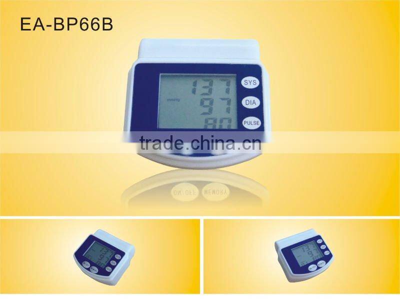 digital Wrist Blood Pressure Meter for health care EA-BP66B,electronic blood pressure,accurate blood pressure