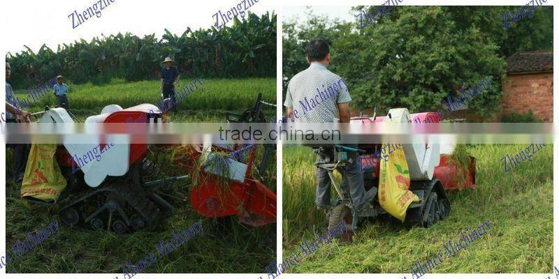 2015 factory price track rice harvester for sale