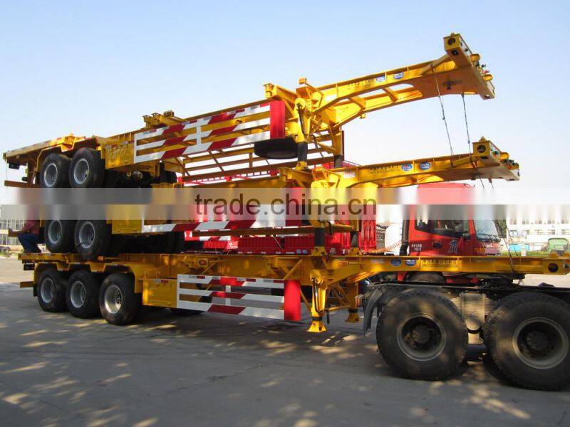 50 tons 2 axles vehicle transporter trailer
