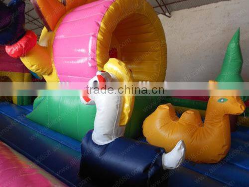 new Lion Paradise 5x8m small inflatable bouncer