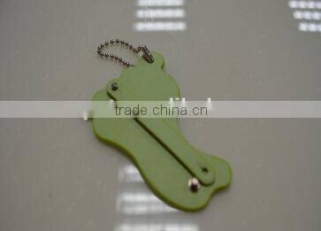 PU Leather Dog Shape Hang Tag can be Decorated with DIY Slide Letters