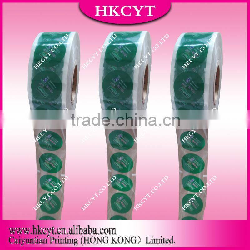 Plastic custom print roll film/PVC roll film