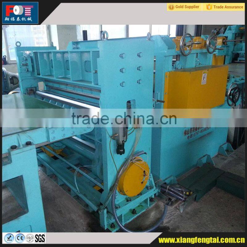 Metal sheet cut length line and 17 rolls straighten and leveling machine