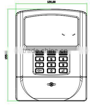 Single Phase STS Split Keypad Prepaid Energy meter with wireless CIU/UIU