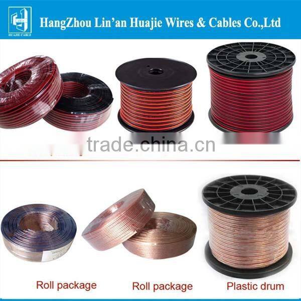 transparent PVC speaker cable