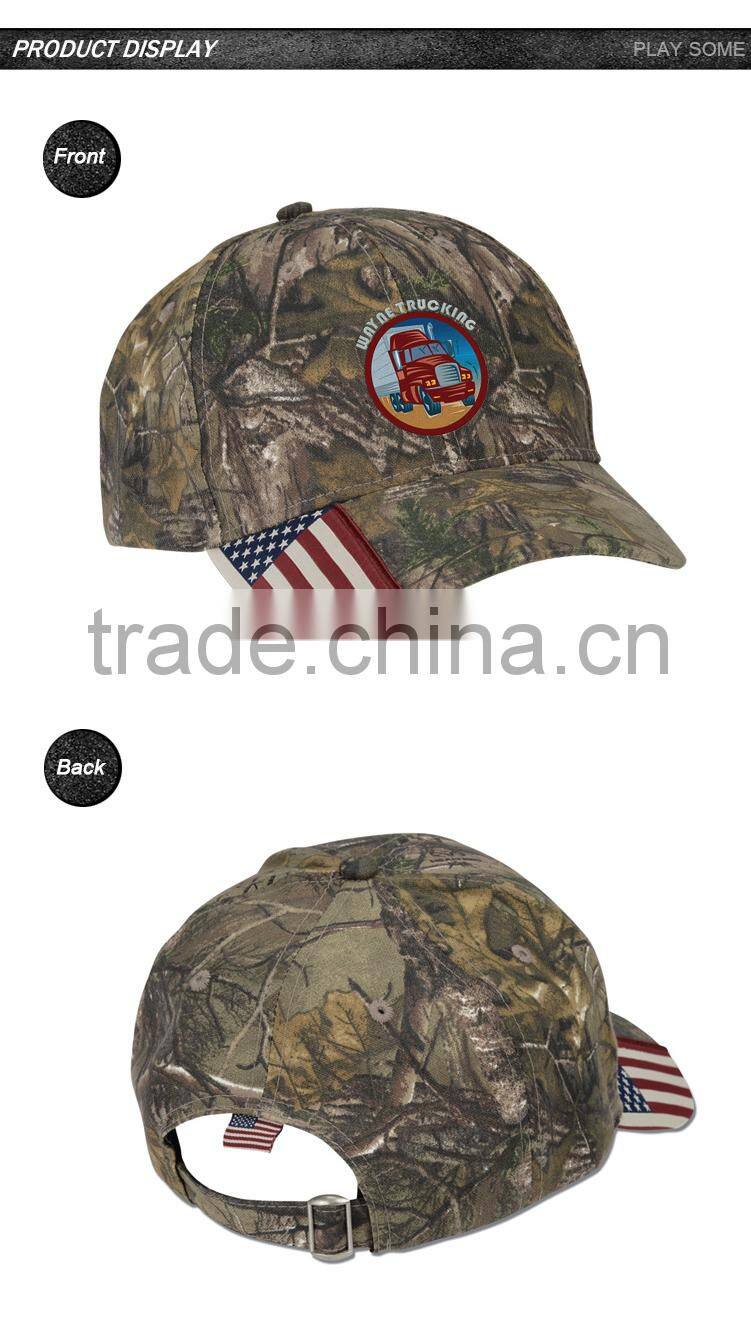 Custom cheap usa embroidery military style caps