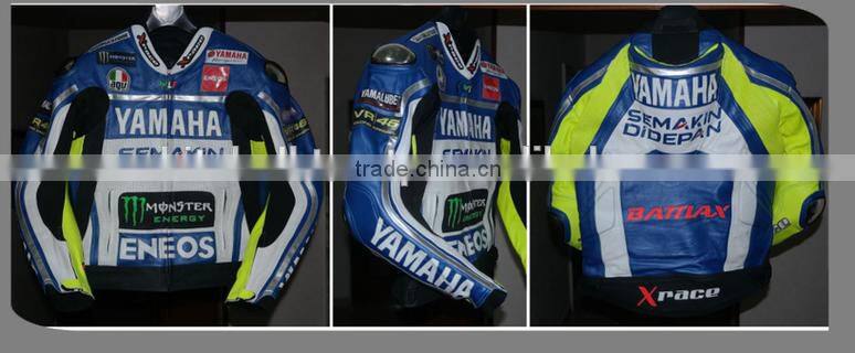 Custom made leather jacket/fashion leather jacket/Men Motorbike racing Leather Jacket/Motorcycle Biker Jacket/WB-MB-HR-408