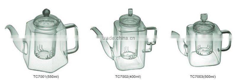 Bright Glass Borosilicate Teapot Infuser