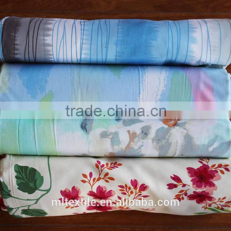 100 Bamboo Digital Print Wholesale Bamboo Fiber Fabric