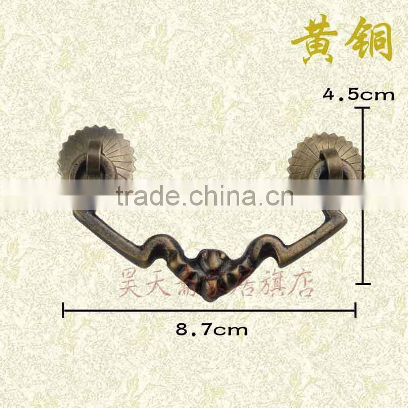 Furniture Hardware Brass Drawer Handles Copper Pull