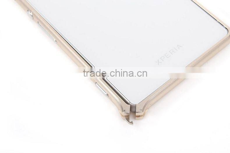 Best Quality Anti-broken Aluminum Bumper Case for Sony Z3 Metal Bumper