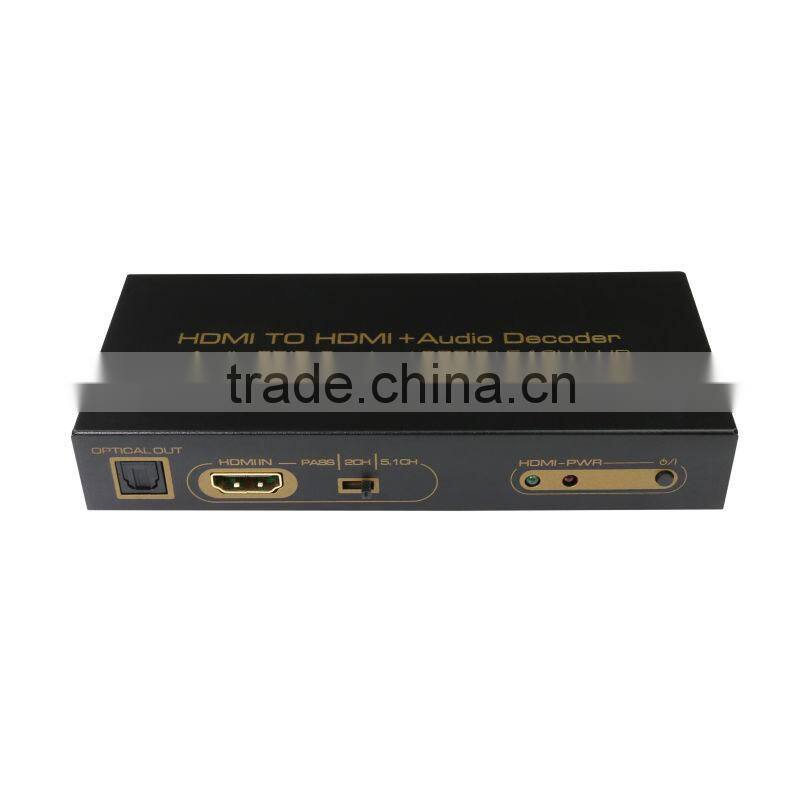 HDMI TO HDMI + Audio Decoder 5.1/7.1/ hdmi manufacture