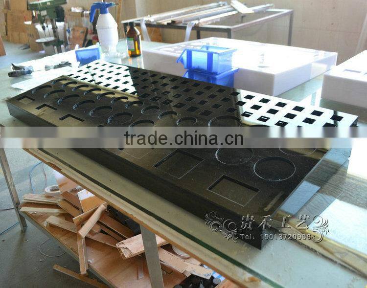 3ce display cosmetic display counter, Beautiful acrylic cosmetic display for eye shadow