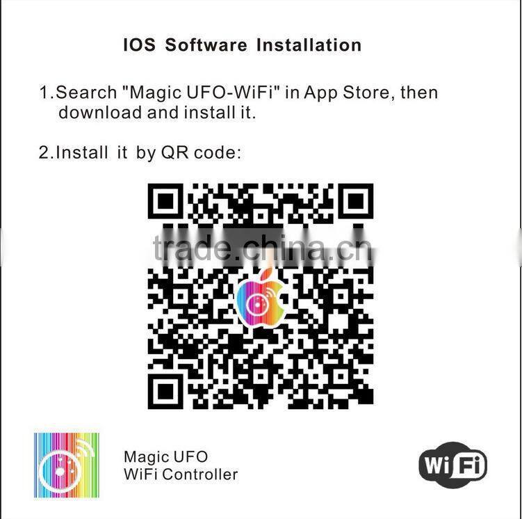 RGBW 1903 LED RGBW controller UFO WIFI RGBW controller 12V 24V Smart Phone Control supported,
