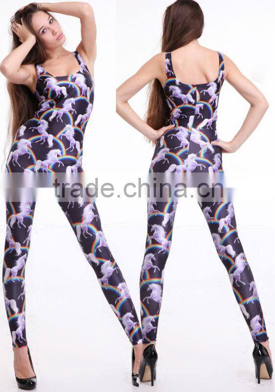 sexy skeleton jumpsuits clubwear