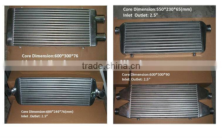 high performace 610*295*90 front mount universal Intercooler