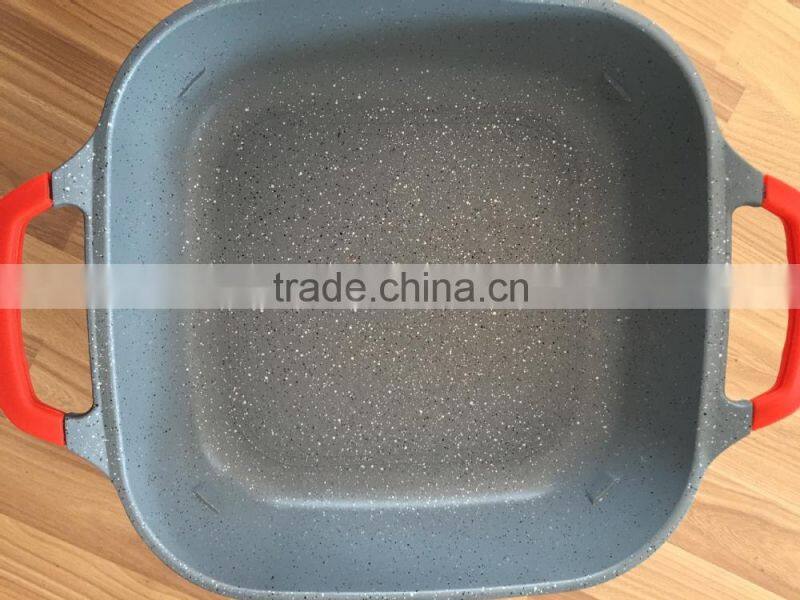 ceramic deep frying pan ceramic bread pan electric hot pan