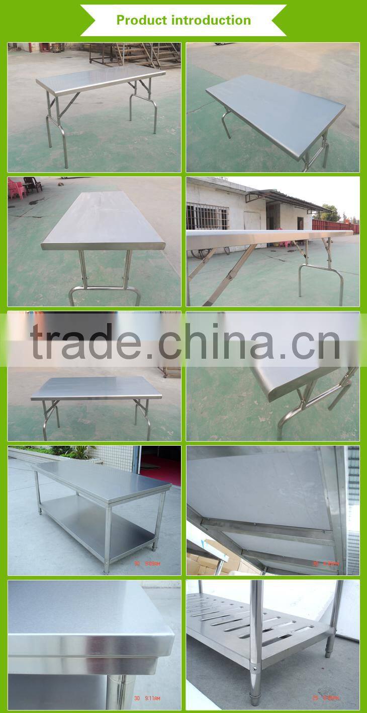 Hotel Restaurant commercial stainless steel kitchen work table /stainless steel work table BN-W09