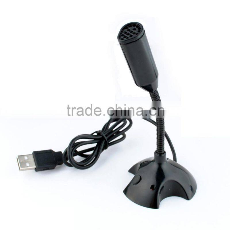 Factory Wholesale Unidirectional Clip-On Microphone for Wireless Bodypack with 3.5mm Screw Lock Jack