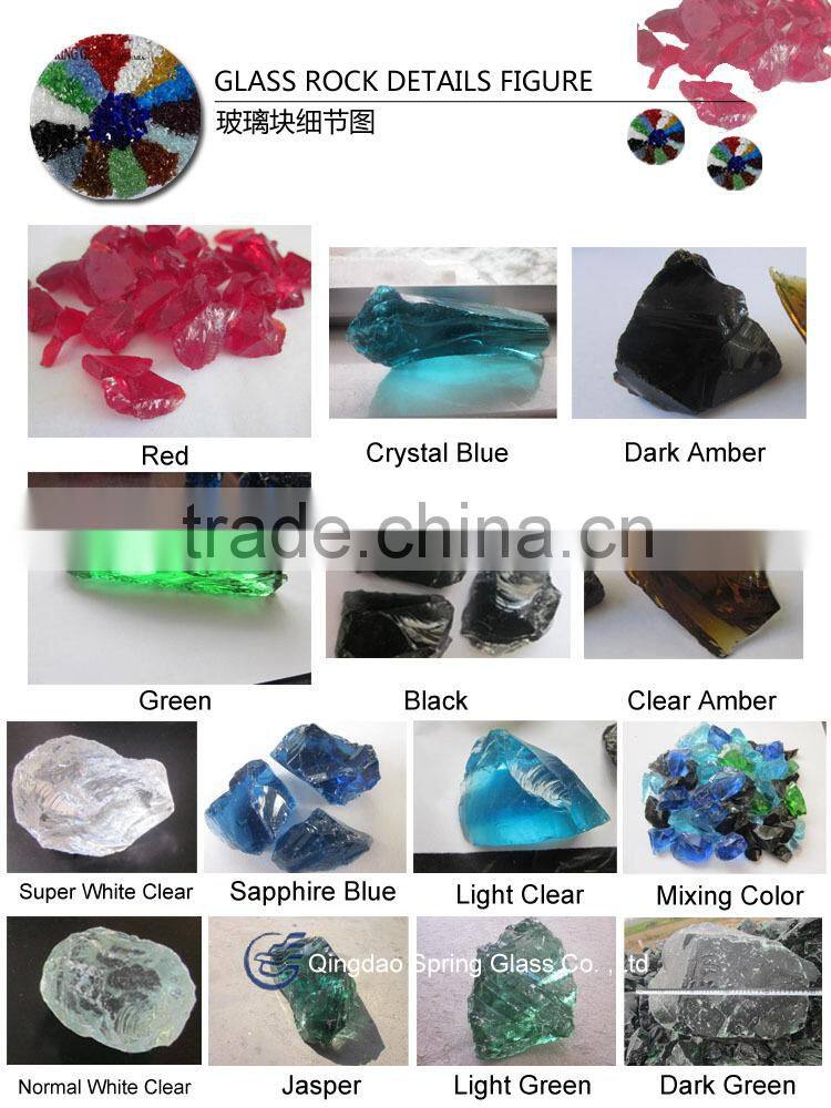 Broken Glass Paving 20-50mm,50-80mm,etc.