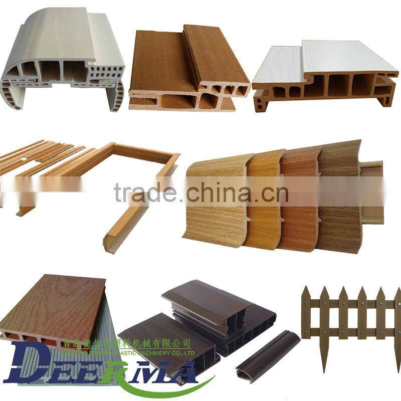 wpc window door frame plastic production making machine
