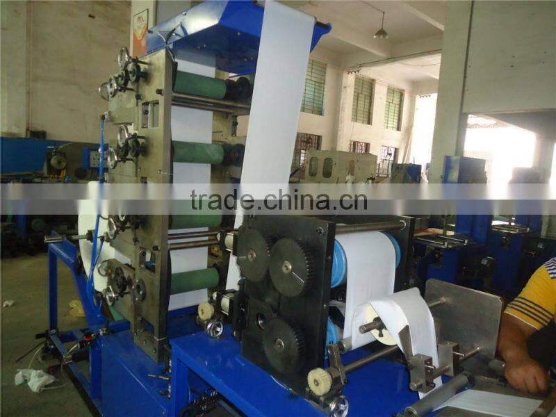HX-170/400(300) Napkin Paper Tissue Making Machine(four color and tow embossing))