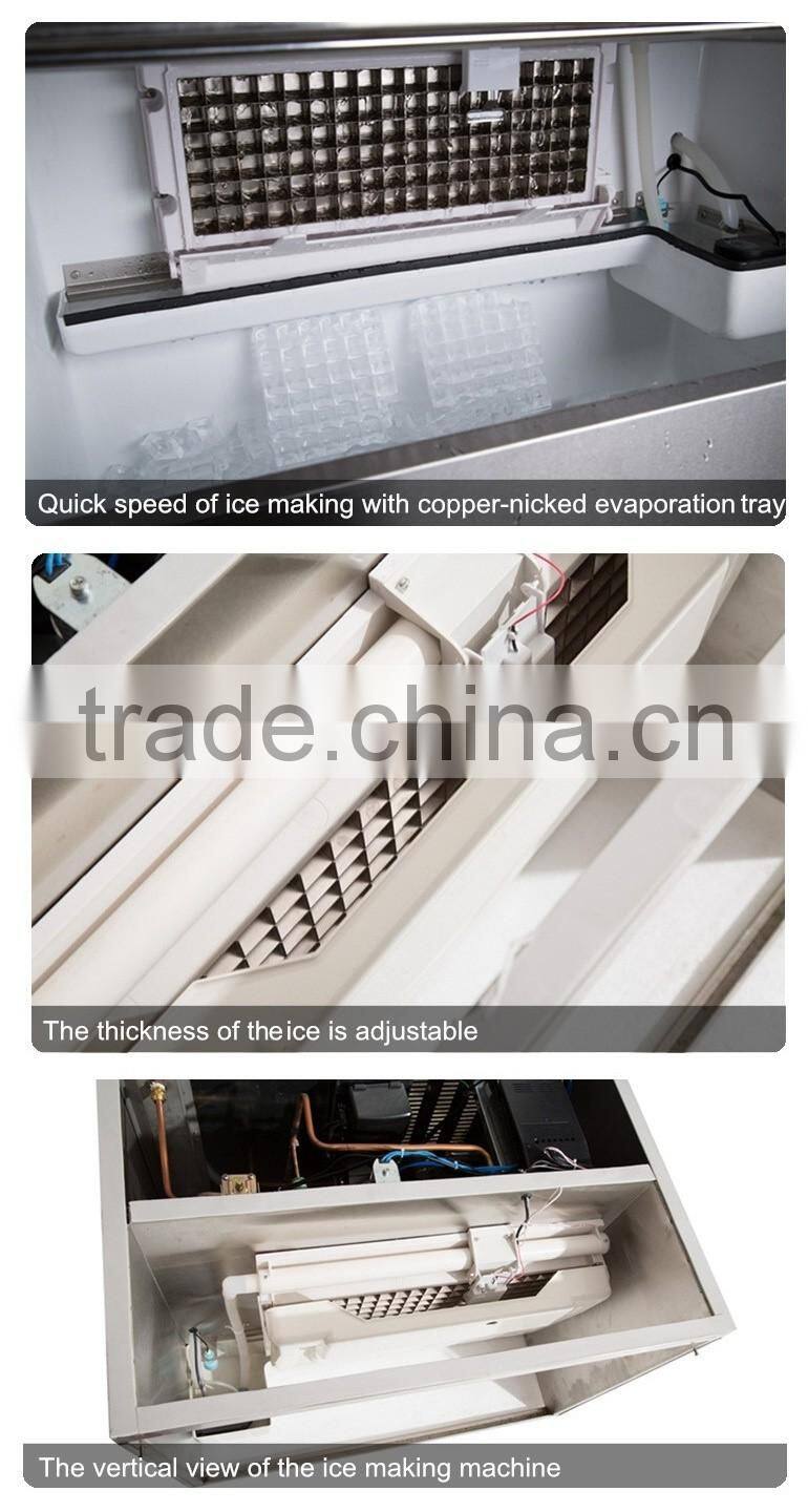 Stainless steel industrial block cube ice machines