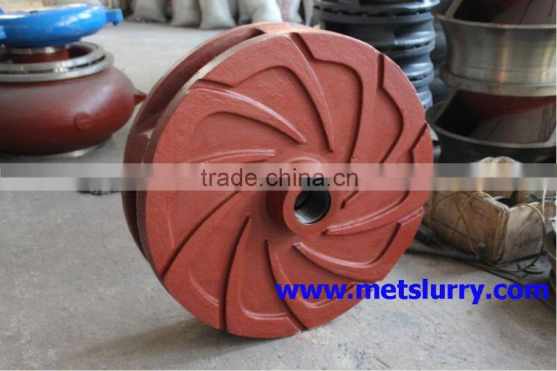 Mining Centrifugal Horizontal Slurry Pump metal Impeller