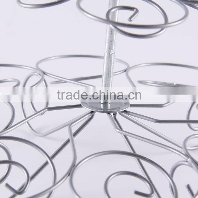 Multi-Tiered Metal Dessert and Cupcake Stand