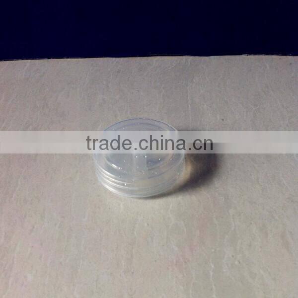 white plastic caps with vent for tissue culture container