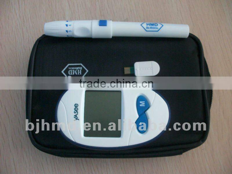 FDA approved blood glucose meter home and hospital use no code blood glucose meter Yasee