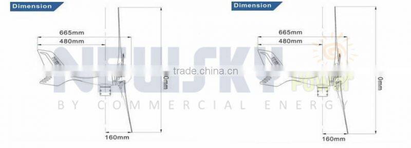 400w600w800w1200w1600w 48v 24v 12v mini wind turbine for home use