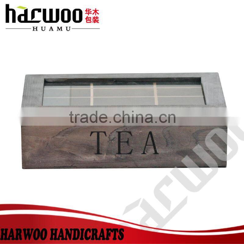 All kinds of wooden tea box with acylic lid