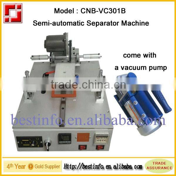 Semi-Automatic LCD ,touch screen Separate Machine for phone refurbishment
