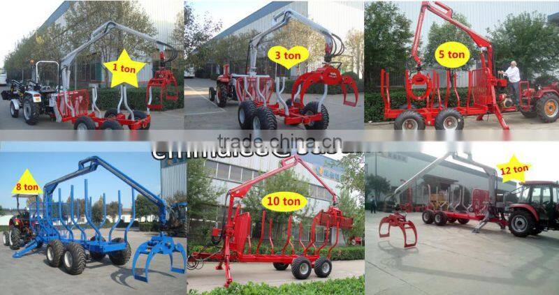 Sunco Machine timber wood grapple with Trailer ZM5004