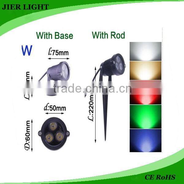 IP65 led garden light spike 12v 5w