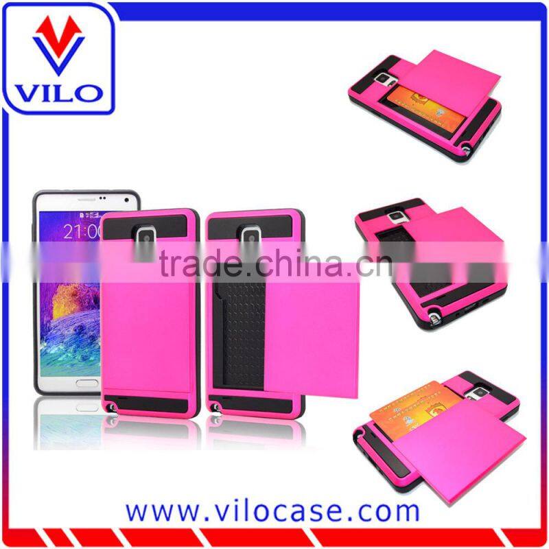 card holder tpu+pc 2 in 1 hard back case for iphone 6s