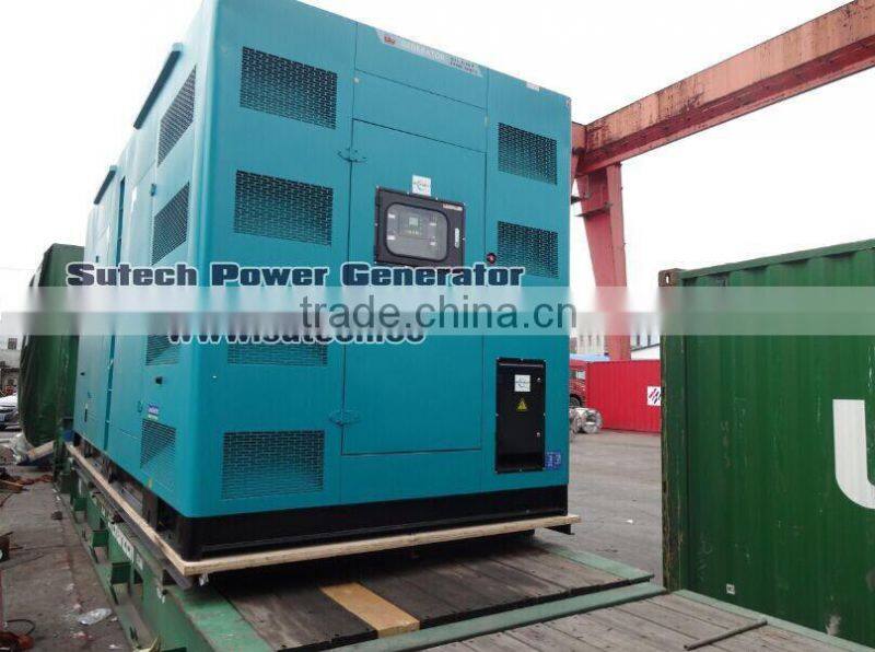 Fast delivery 750 Kva soundproof generator powered by Cummins KTA38-G2 engine