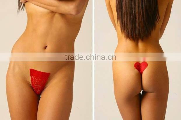 Sexy Lace Seamless Invisible No-line C string Strapless Panty