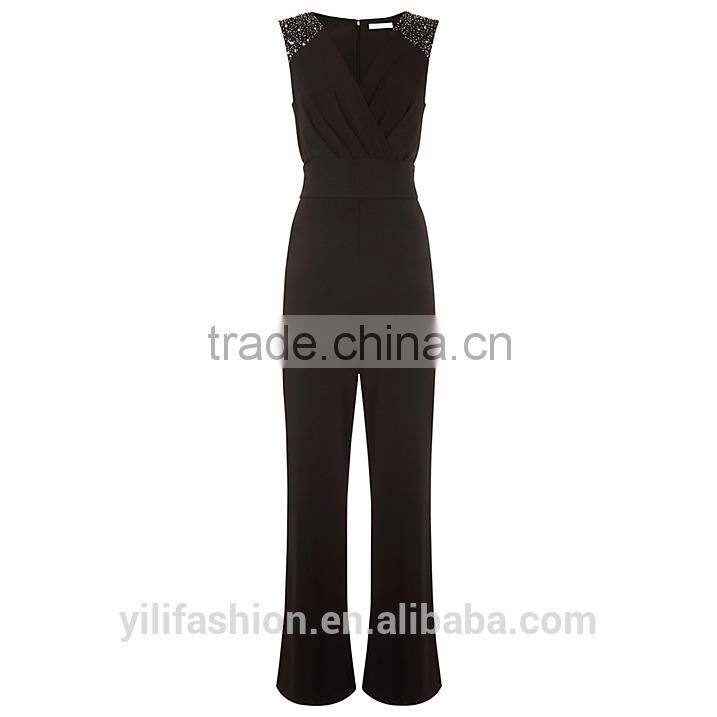 effortless elegance Beaded Jumpsuit cheap china wholesale clothing jumpsuit woman