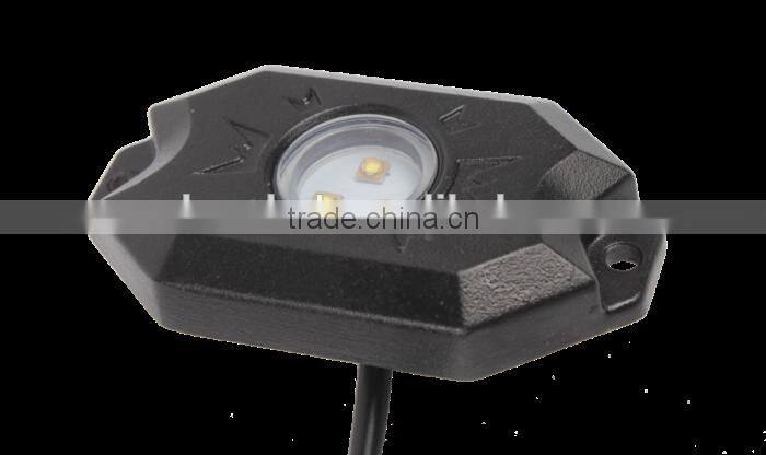 2015 New design 9W truck led rock lights 9-30V DC offroad led rock light