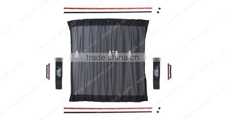 Colorful universal febric curtains car blinds window shades