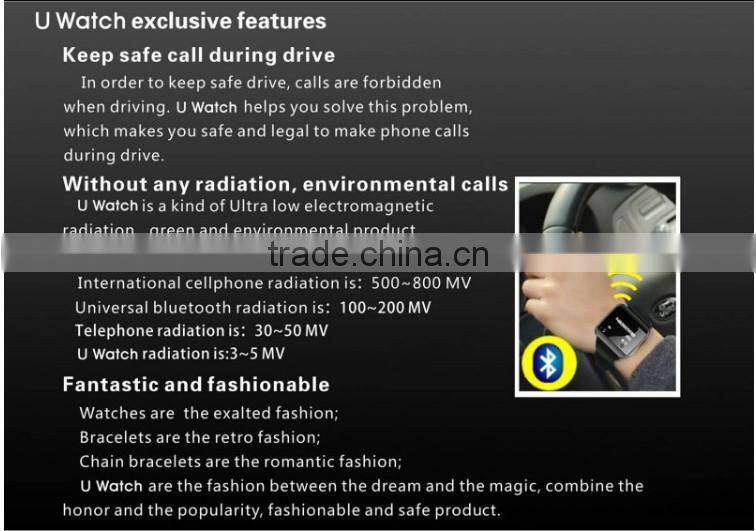 2013 newest high quality smart watch bluetooth U Watch