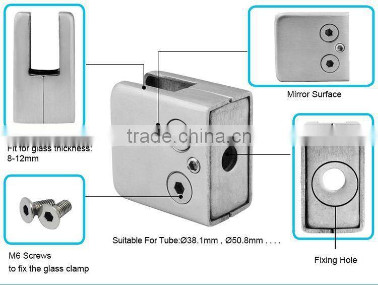 Custom Made Practical Glass Panel Holding Clips