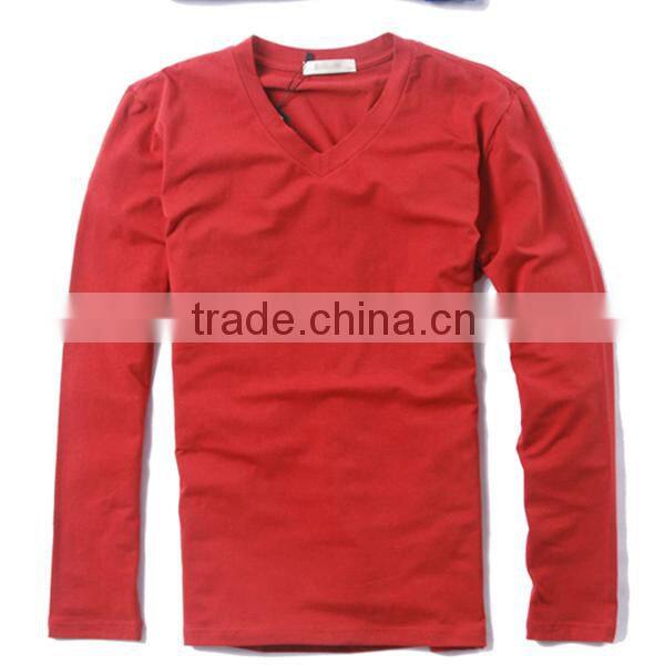 Cheap blank long sleeve t-shirts (YCT-A0106)
